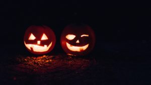 Pumpkins at Halloween